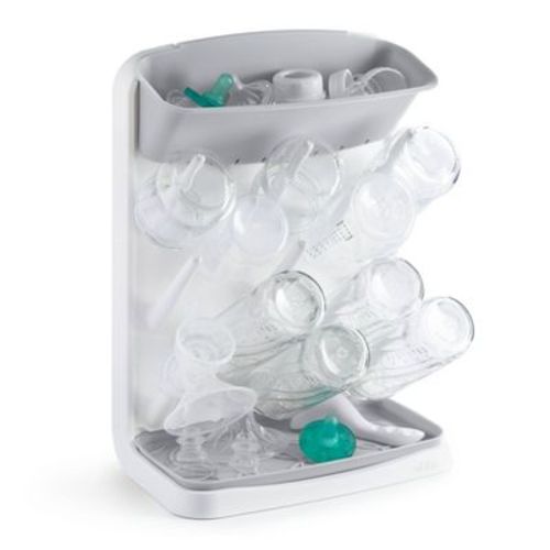 Ubbi Vertical Bottle Drying Rack - Space Saving - Gray