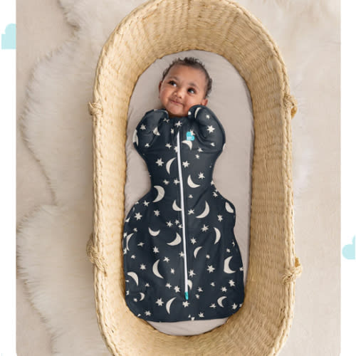 Swaddle Up™ 1.0 TOG Cotton Charcoal Big Sky