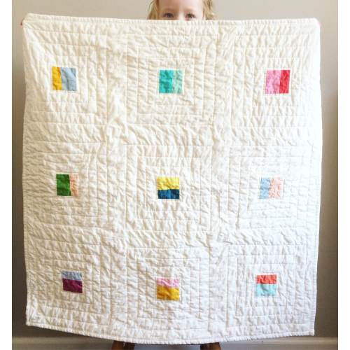 Custom Color Swatch Baby Quilt