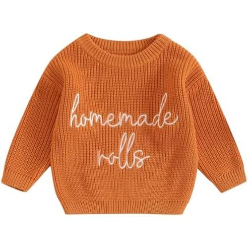 YINGISFITM Valentines Baby Girl Boy Outfit Toddler Valentines Sweet Heart Sweater Knit Sweaters Fall Winter Clothes