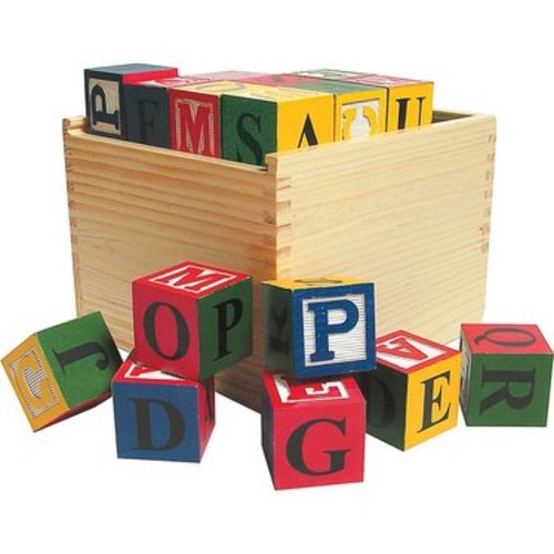 Large Wooden ABC Blocks