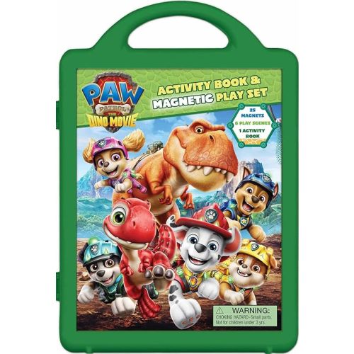 Paw Patrol The Dino Movie: Book and Magnetic Play Set Paperback – July 28, 2026
