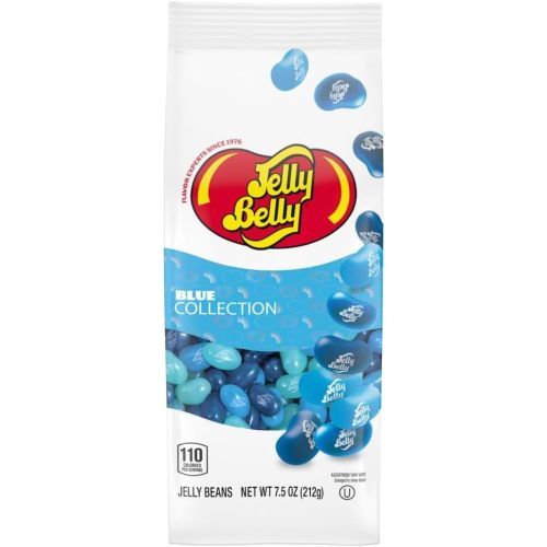 Jelly Belly Blue Color Collection Assorted Jelly Beans – 7.5 oz Bag - Genuine, Official, Straight from the Source