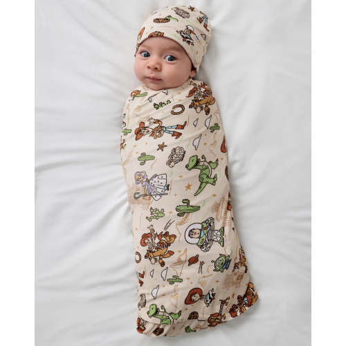 Disney & Pixar Woody's Wild West Swaddle & Beanie Set | Little Sleepies