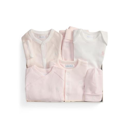 Polo Ralph Lauren Baby Girl's Cotton Interlock 6-Piece Gift Set | Saks Fifth Avenue