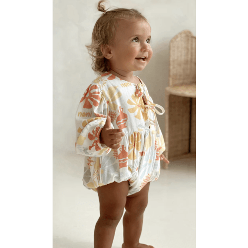 LAGUNA FRONT TIE ROMPER