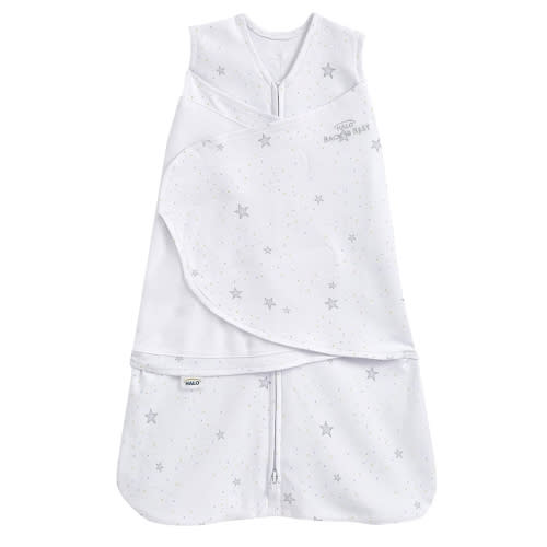 Amazon.com: HALO 100% Cotton Sleepsack Swaddle, 3-Way Adjustable Wearable Blanket, TOG 1.5. Color: Leaves. Size: Newborn 0-3 months