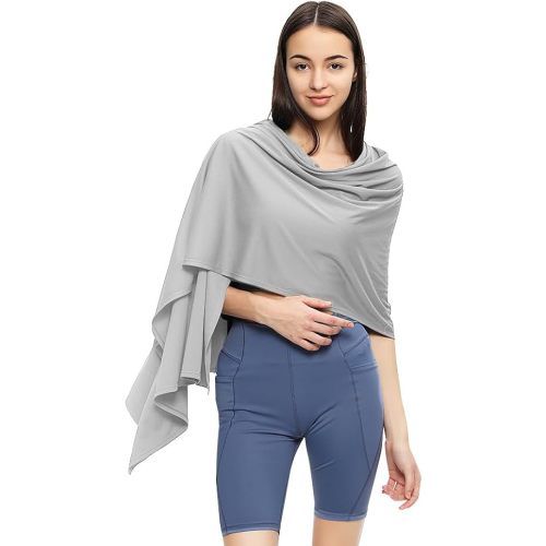 OHRAIN Sun Shawl UV Sun Protection UPF 50+ Beach Travel Scarf Wrap Summer Swimsuit Cover Up Cooling Blanket