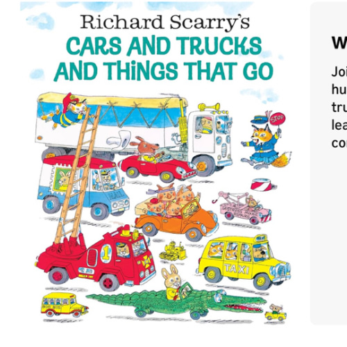 Richard Scarry's Cars and Trucks and Things That Go