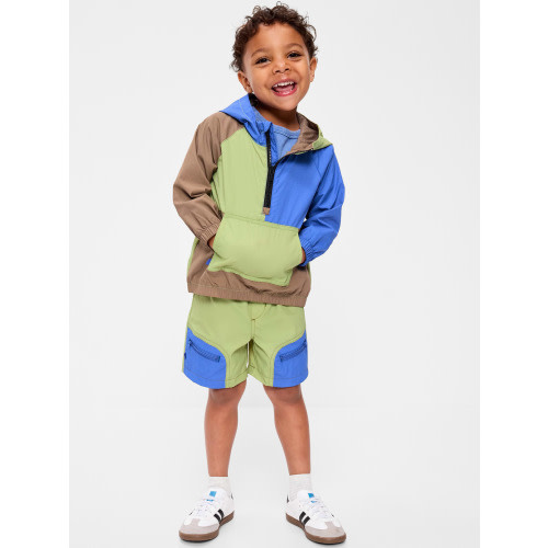 Tech Zip-Pocket Shorts for Toddler Boys
