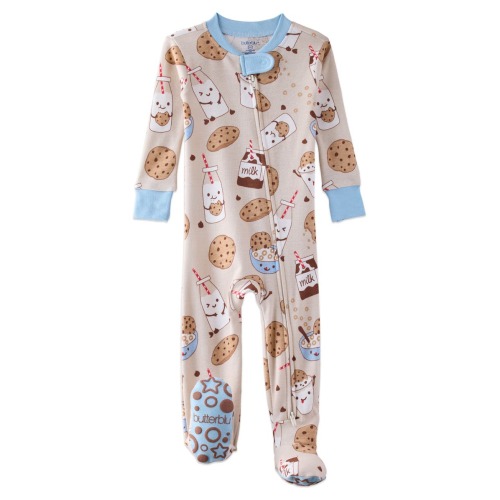 Cruz One-Piece Organic Cotton Footie Pajamas