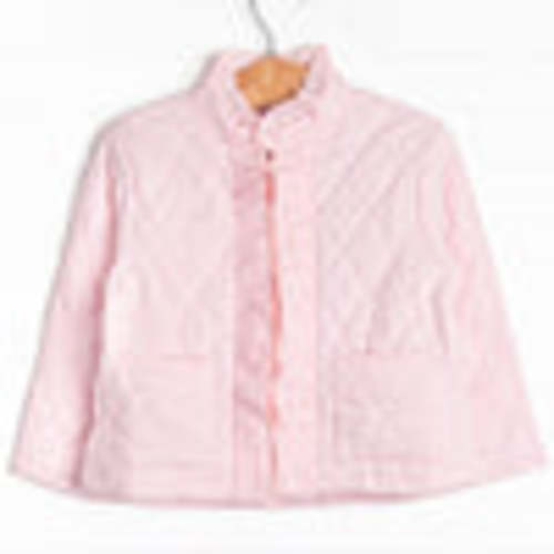 Quilted Ruffle Coat, Pink – Stitchy Fish