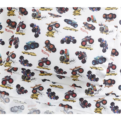 Hot Wheels Monster Trucks™ Organic Sheet Set & Pillowcases