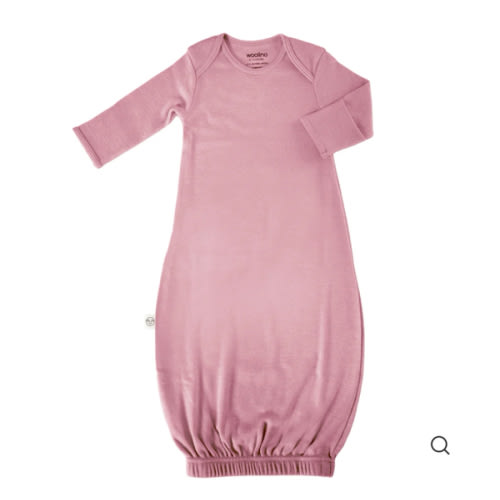 Merino Wool Baby Gown |Natural Merino Wool Baby Sleepwear – Woolino