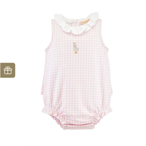 Girl Springtime Goose Emb Bubble
