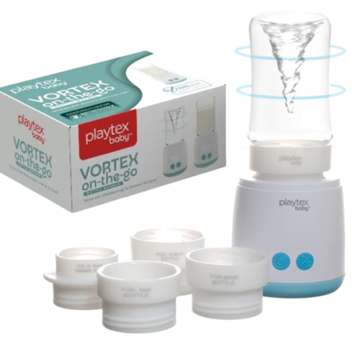 Playtex Vortex Rechargeable Bottle Warmer – Fast, Even Heating with Bu – PlaytexBaby