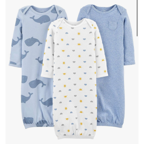 Simple Joys by Carter's Baby Boys 3-pack Cotton Sleeper Gown - Size newborn