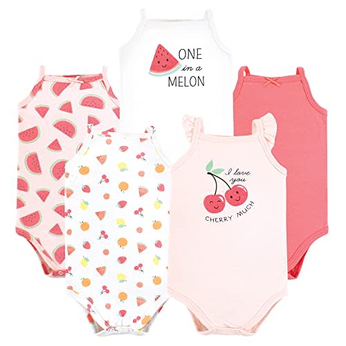 Hudson Baby Unisex Baby Cotton Sleeveless Bodysuits