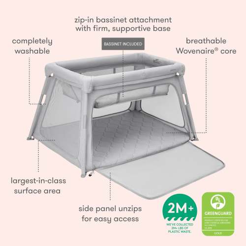 Newton Deluxe Travel Crib & Play Yard + Bassinet Attachment