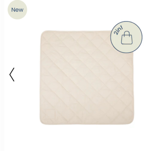 Snuggle Me - Play Mat + Quilted Tote Bag - Natural