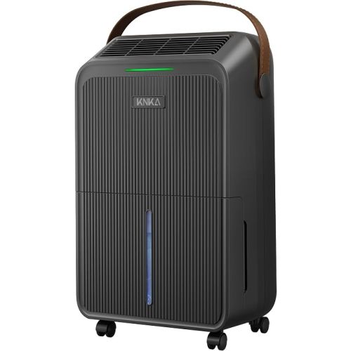 KNKA 2500 Ft² Max 34 Pints Dehumidifier for Basement with Drain Hose, Black