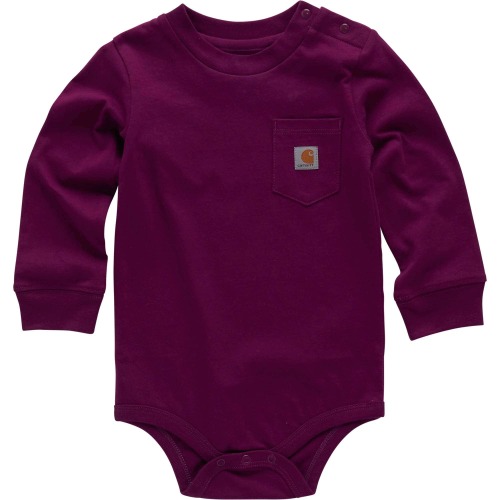 Boys' Long Sleeve Pocket Bodysuit (Baby)