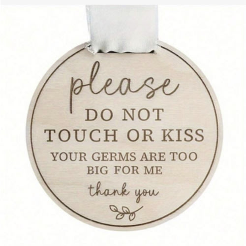 "Do Not Touch "Wooden Sleep Sign,No Touching Baby Car Seat Sign Or Stroller Tag, Do Not Touch Sign For Newborn Baby - Perfect For Novice Mothers As Gifts, Birthday Parties, Gender Reveal, Stroller Labels, Mother's Day Gifts, | SHEIN USA