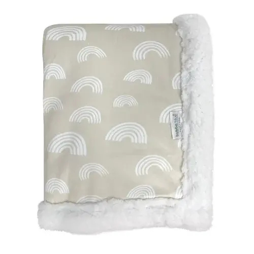 Bubba Nordic Cuddle Blanket Grey/Sand | Baby Bunting AU
