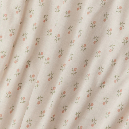 Blush Floret Crib Sheet