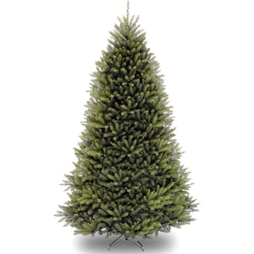 National Tree Company 10 ft Unlit Dunhill Fir Full Artificial Christmas Tree, 5,090 Tips, Includes Stand, Green