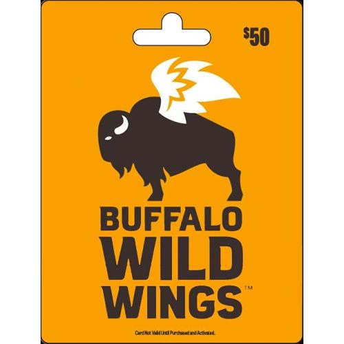 Buffalo Wild Wings Physical Gift Card - $50