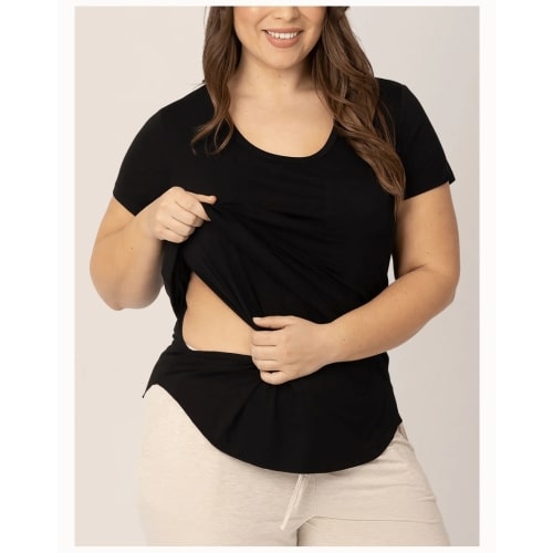 Everyday Maternity & Nursing T-shirt | Black | Milk & Baby – Milk & Baby