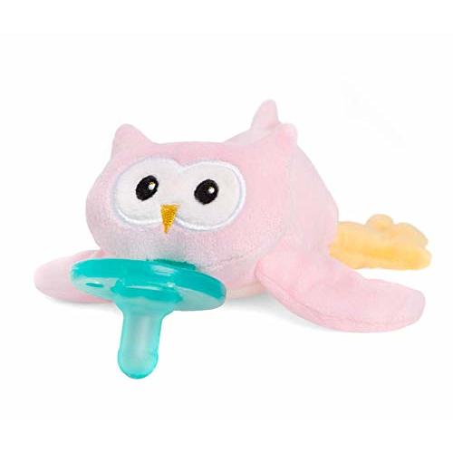WubbaNub Infant Pacifier - Pink Owl