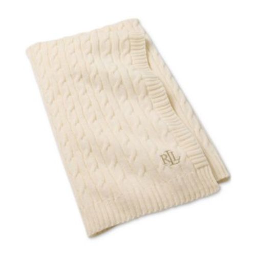 Jamie Cable-Knit Throw, 50" x 60"