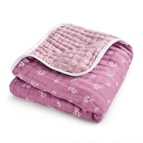 aden + anais Boutique 100% Cotton Dream Blanket, Muslin Baby Blanket for Boys & Girls, Unisex Toddler Bedding, Newborn Crib Blanket, Nursery Essential, Heritage Floral