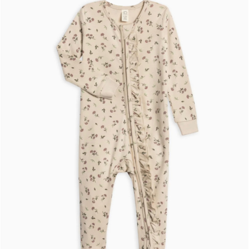 Neve Ruffle Zipper Footie
