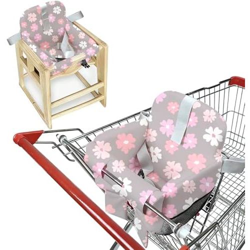 Padded Shopping Cart Cover for Baby & Toddler-Floral
