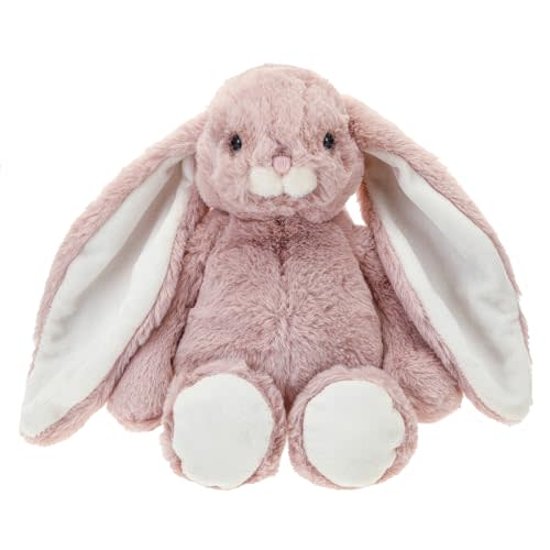 DILLY DUDU Pink Bunny Rabbit Stuffed Animal Plush Toy Best Gifts 10-Inch(L)