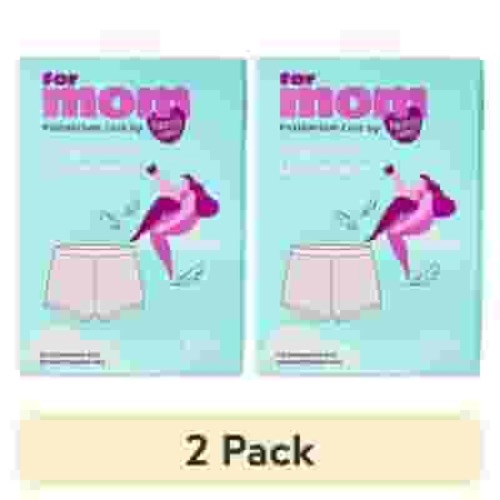 (2 pack) Parent's Choice Disposable Postpartum Underwear for Women, High Waist & Regular Size (Waist 28" to 42" Stretched), 8 Count