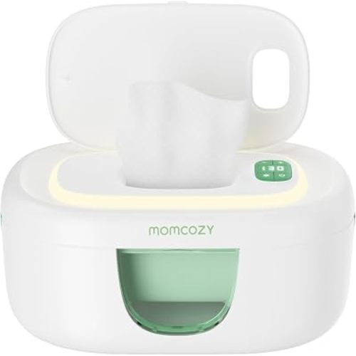 Momcozy Baby Wipe Warmer, Innovative Spring Design,Large Capacity Dispenser
