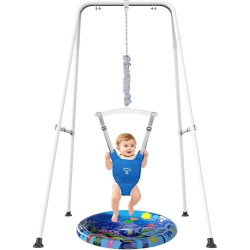 Baby Jumper with Stand, Baby Bouncer, Active Babies, Indoor & Outdoor