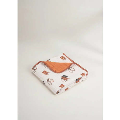 Western Toddler Muslin Blanket - Bridle Up Hope Shop