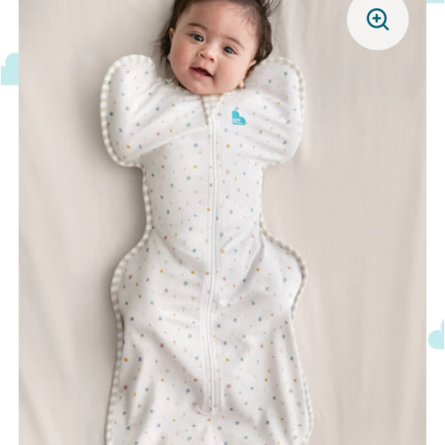 Swaddle Up™ 0.2 TOG Organic Cotton White Starlight