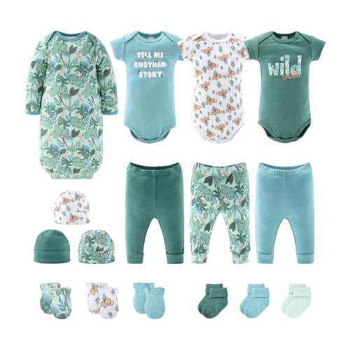 The Peanutshell 0-3m Baby Unisex Knit 16-pc. Baby Clothing Set