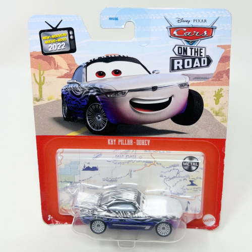 Disney Pixar Cars On The Road Kay Pillar Durev Vehicle HHV86 wear to the Card