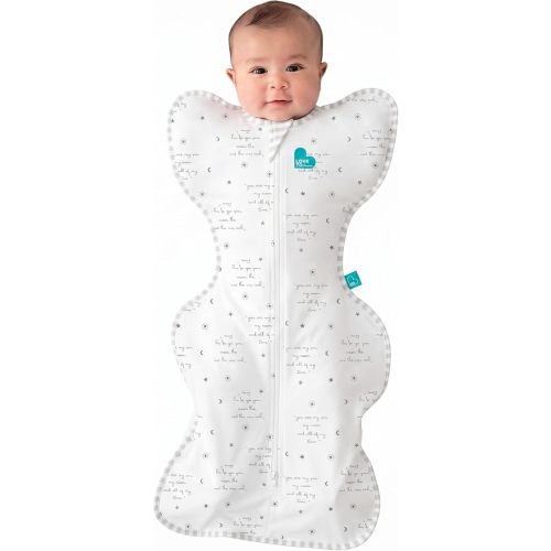 Love to Dream Swaddle, Baby Sleep Sack, Swaddle Up Self-Soothing Swaddles for Newborns, Get Longer Sleeps, Secure Fit Helps Calm Startle Reflex, Lite 0.2 TOG, You are My White, 8-13lbs.