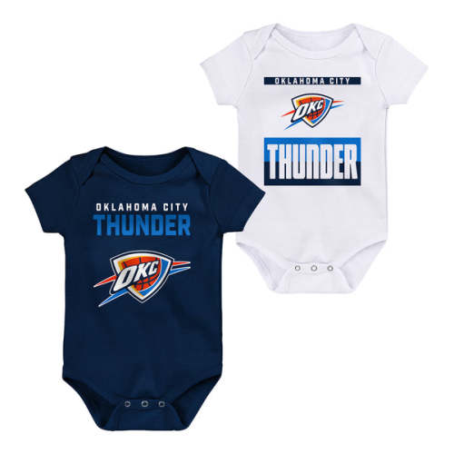 Infant Oklahoma City Thunder 2-Pack Huddle & Cuddle Onesies | Official OKC Thunder Shop