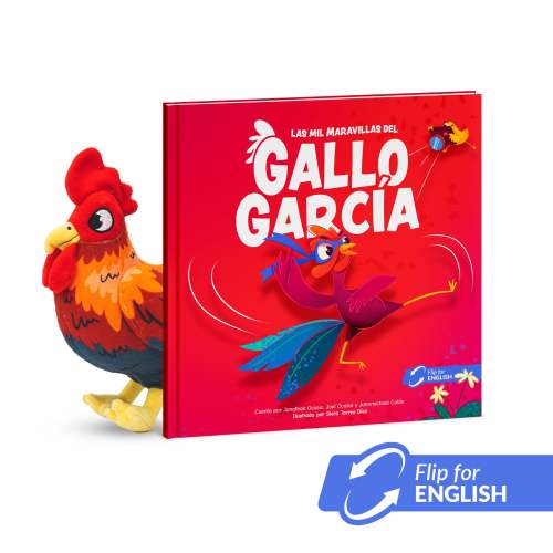 El Gallo García | Set de Peluche y Libro