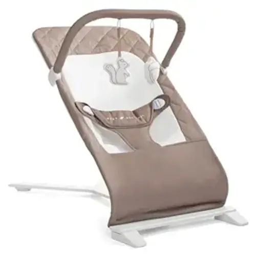 Baby Delight Alpine Deluxe Portable Baby Bouncer | Organic Mocha