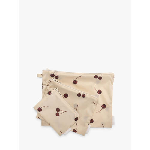 Compakt Zip Pouch Set - CELADON TOMATO PICNIC